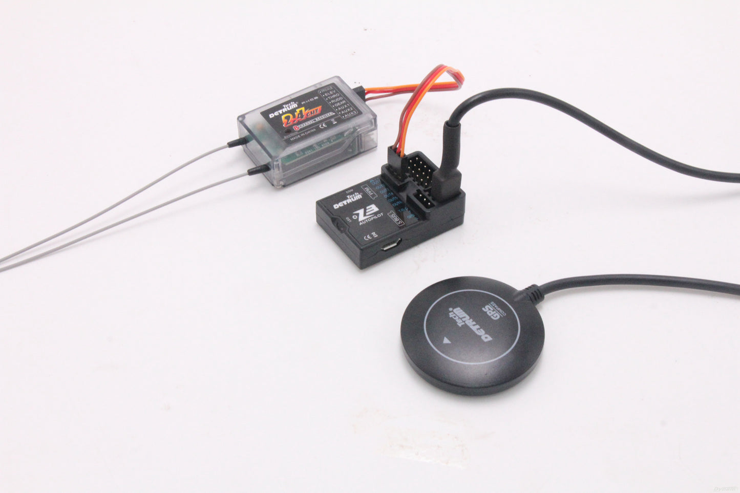 Detrum Z3 Lite EP RC Airplanes Flight Controller Return To Home RTH w/ GPS & 3-in-1 Program Card Combo