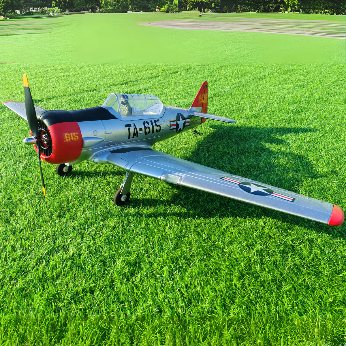 Dynam AT-6 Texan V3 4S RC Warbird 1.4m Wingspan w/3 Flaps