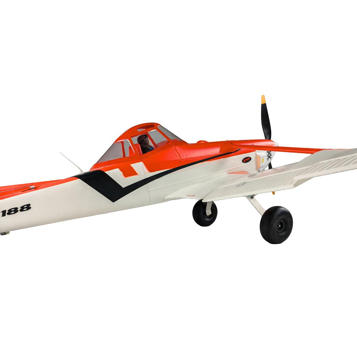 Dynam Cessna 188 Crop Duster V2 Orange 4S RC Scale Airplane 1.5m w/ Flaps