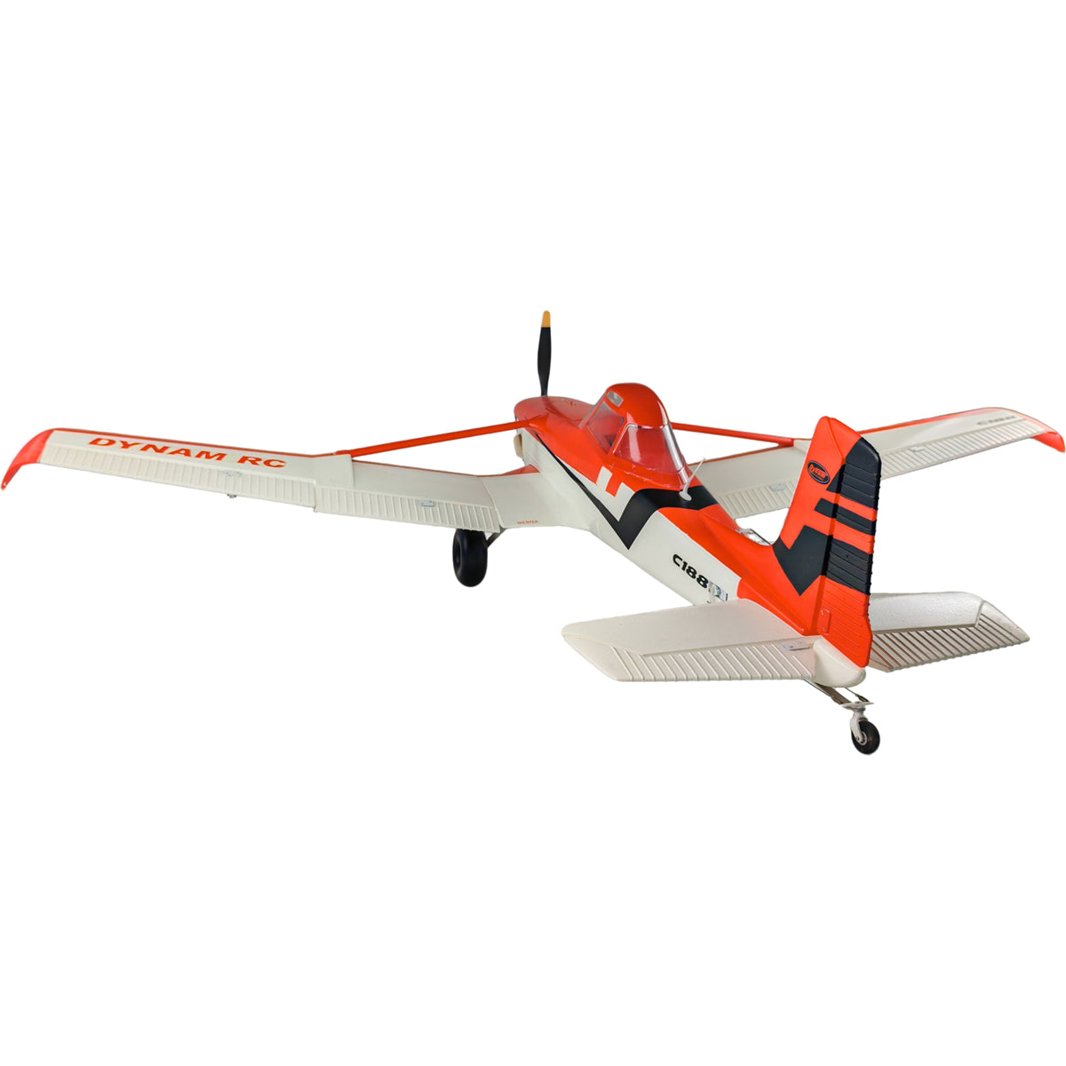 Dynam Cessna 188 Crop Duster V2 Orange 4S RC Scale Airplane 1.5m w/ Flaps