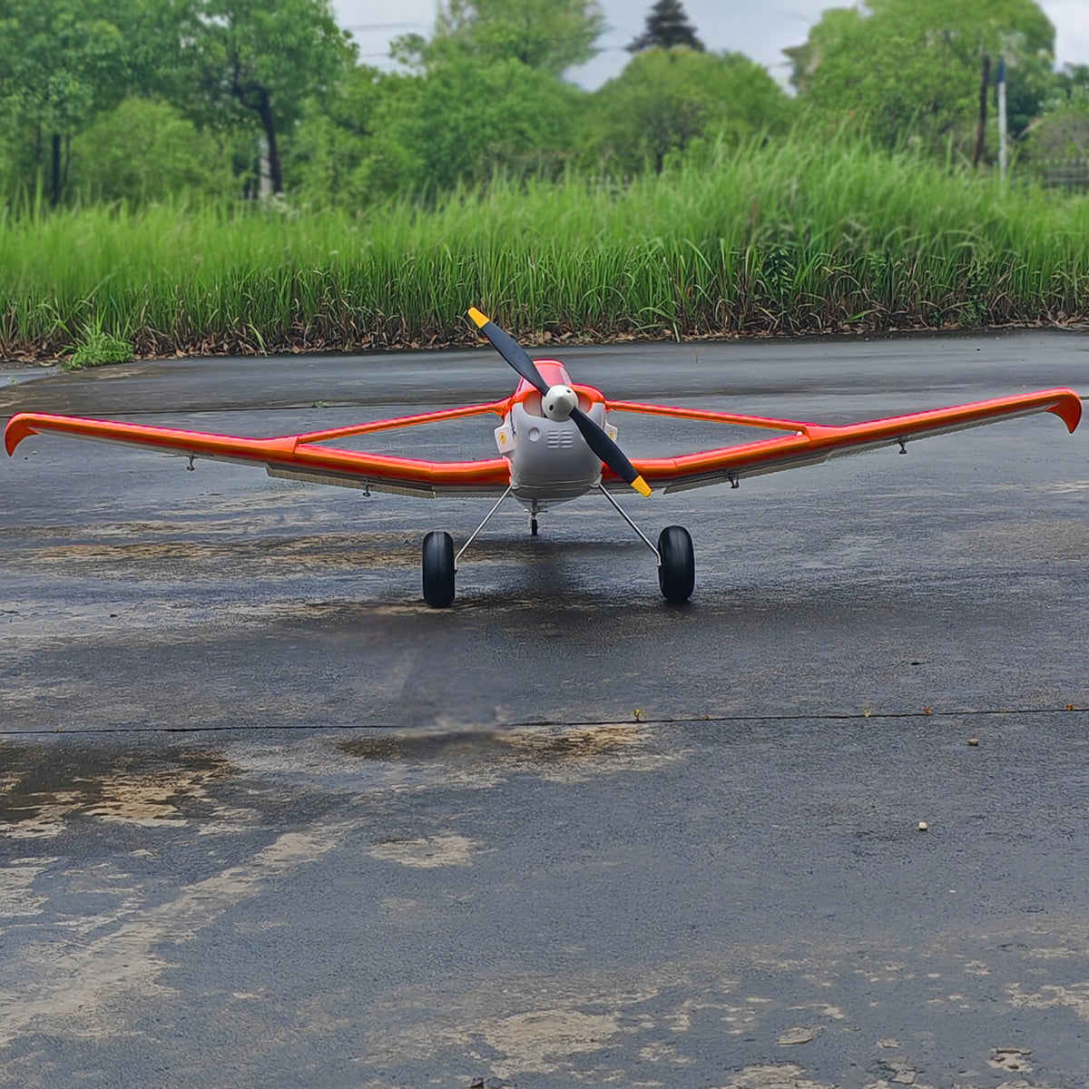 Dynam Cessna 188 Crop Duster V2 Orange 4S RC Scale Airplane 1.5m w/ Flaps