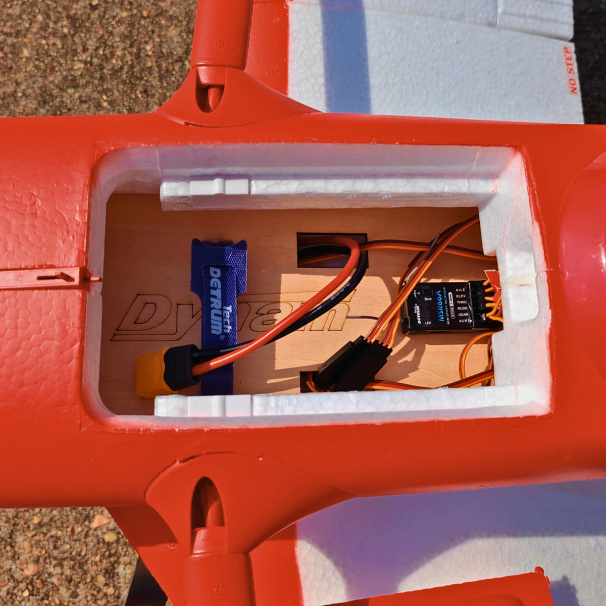 Dynam Cessna 188 Crop Duster V2 Orange 4S RC Scale Airplane 1.5m w/ Flaps