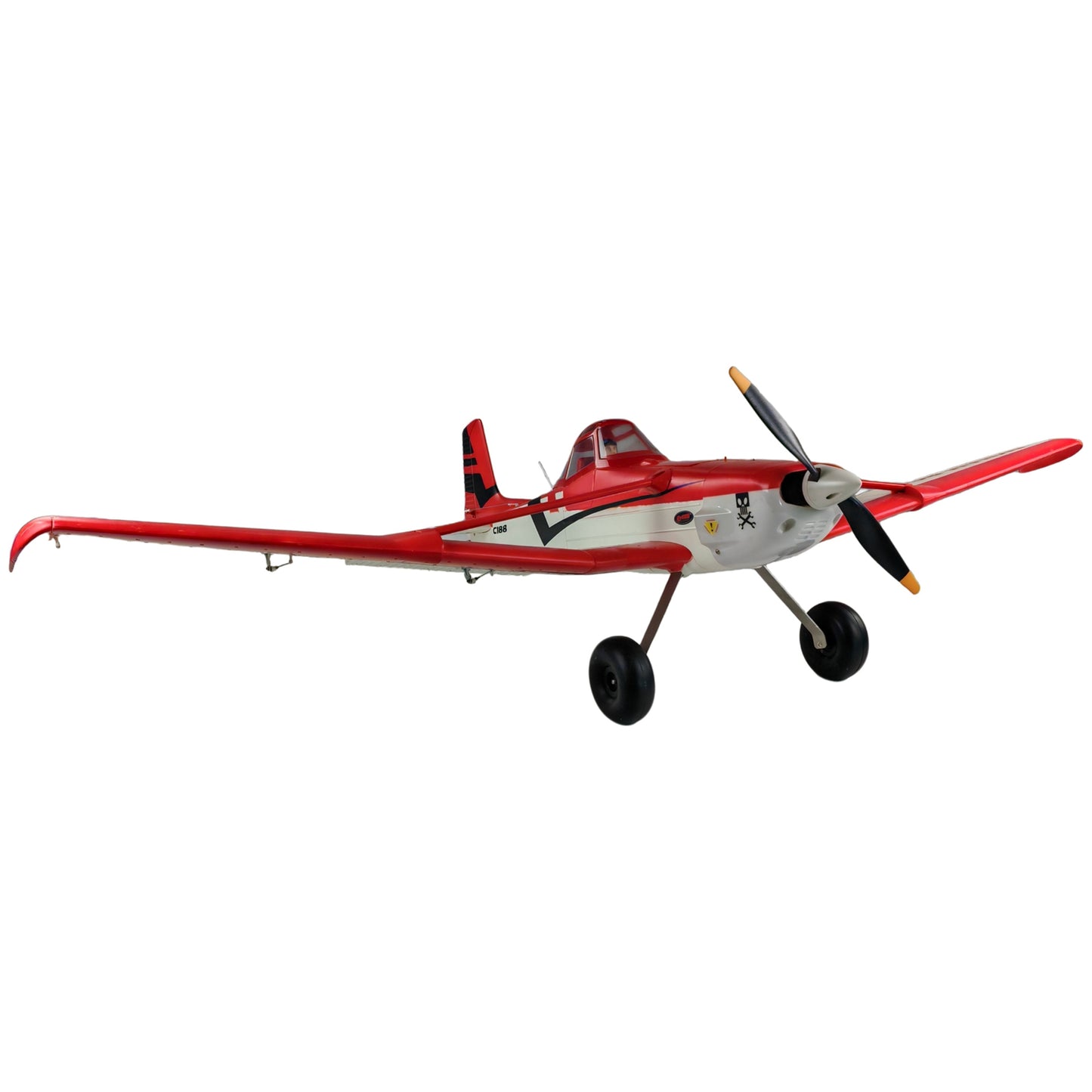 Dynam Cessna 188 Crop Duster V2 Red 4S RC Scale Airplane 1.5m w/ Flaps