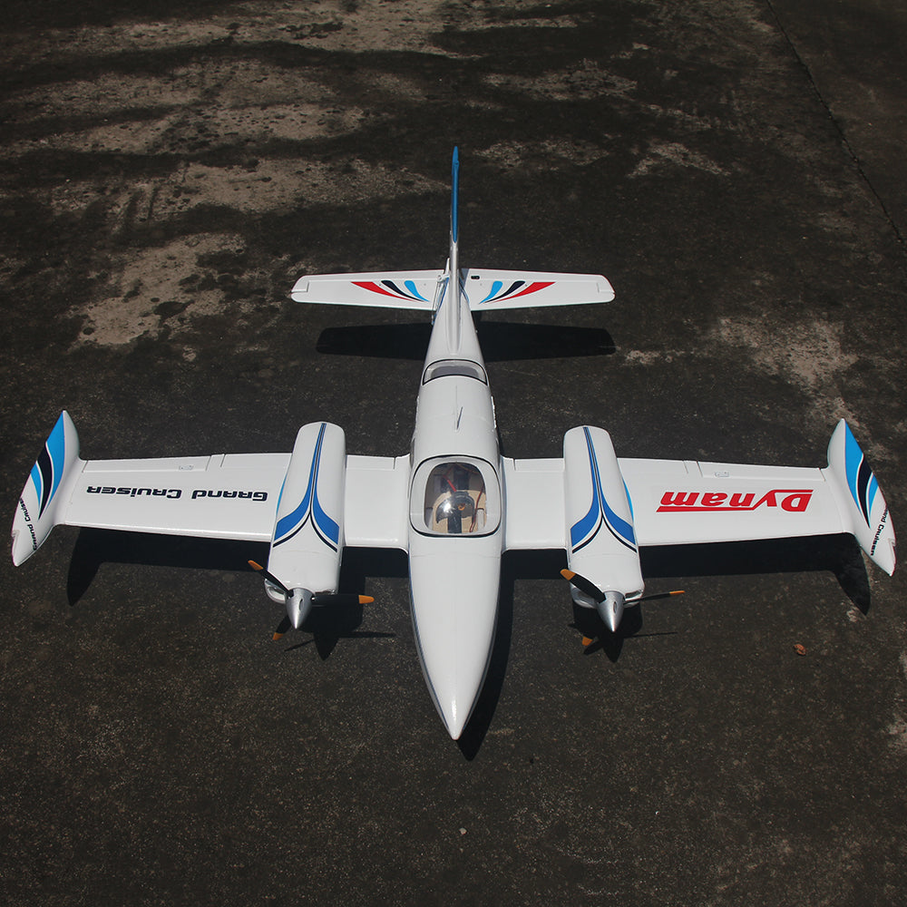 Dynam Cessna 310 Grand Cruiser V2 Blue Twin-Motor RC Scale Airplane 1.3m 51" Wingspan