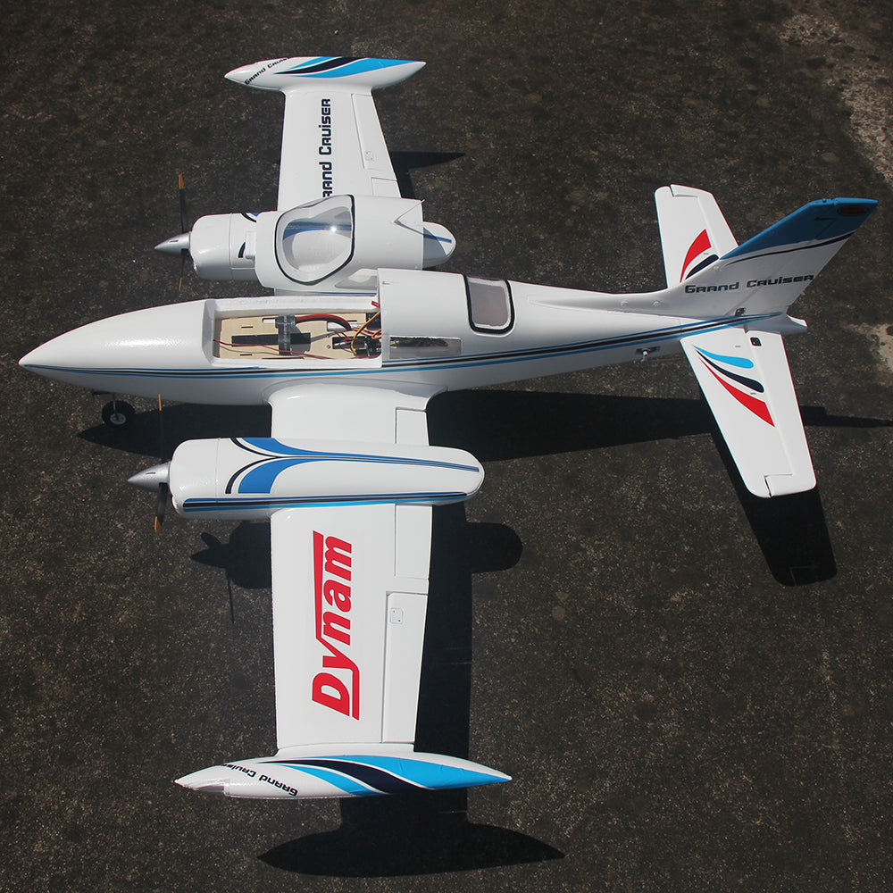 Dynam Cessna 310 Grand Cruiser V2 Blue Twin-Motor RC Scale Airplane 1.3m 51" Wingspan