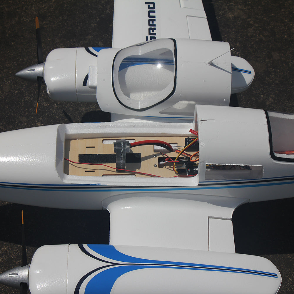 Dynam Cessna 310 Grand Cruiser V2 Blue Twin-Motor RC Scale Airplane 1.3m 51" Wingspan