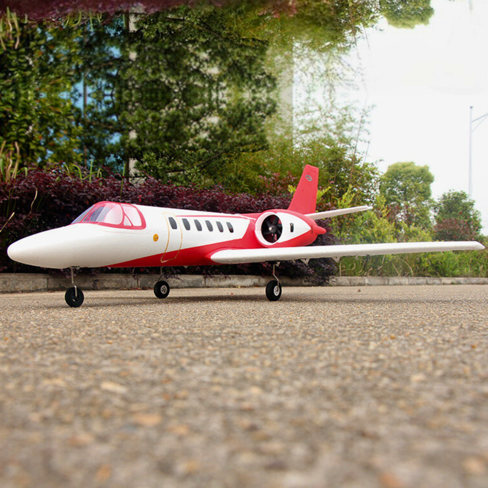Dynam Cessna 550 Turbo Jet V2 Red 4S 64mm EDF RC Jet w/ Flaps
