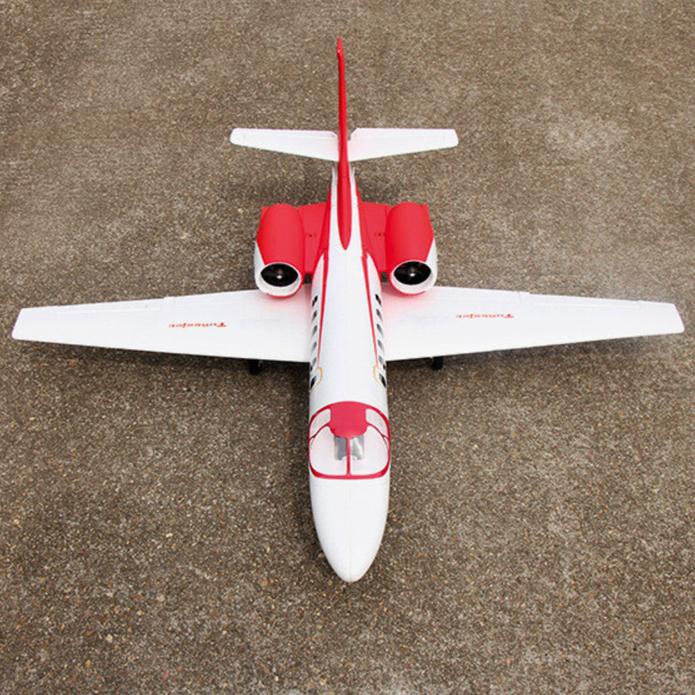 Dynam Cessna 550 Turbo Jet V2 Red 4S 64mm EDF RC Jet w/ Flaps