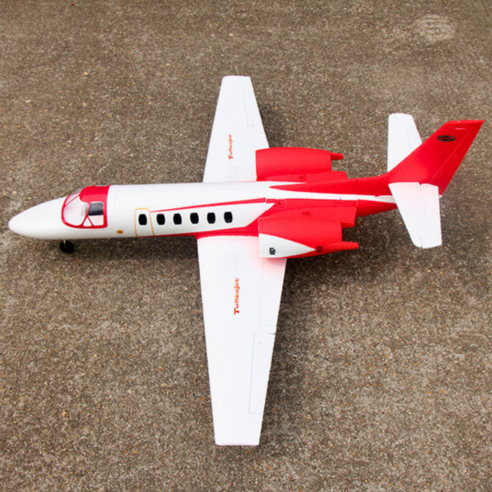 Dynam Cessna 550 Turbo Jet V2 Red 4S 64mm EDF RC Jet w/ Flaps