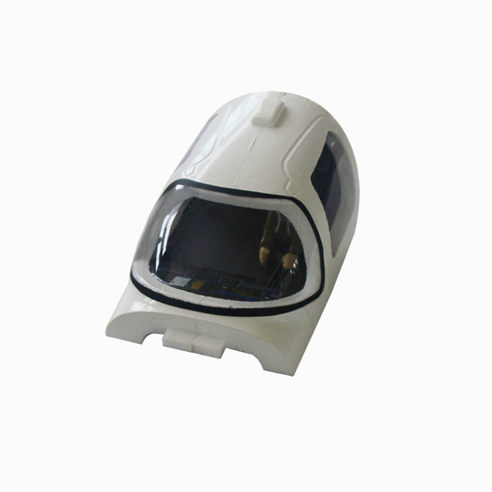 Dynam Cirrus SR22 V3 White Cockpit & Canopy Assembly