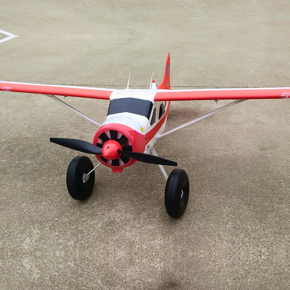 Dynam DHC-2 Beaver V2 Red 4S Sea/Land STOL RC Float Plane 1.5m w/ Flaps