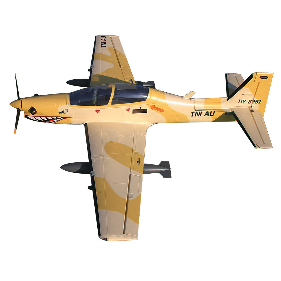 Dynam EMB-312 Tucano 4S RC Scale Plane 1.3m Wingspan w/ Flaps