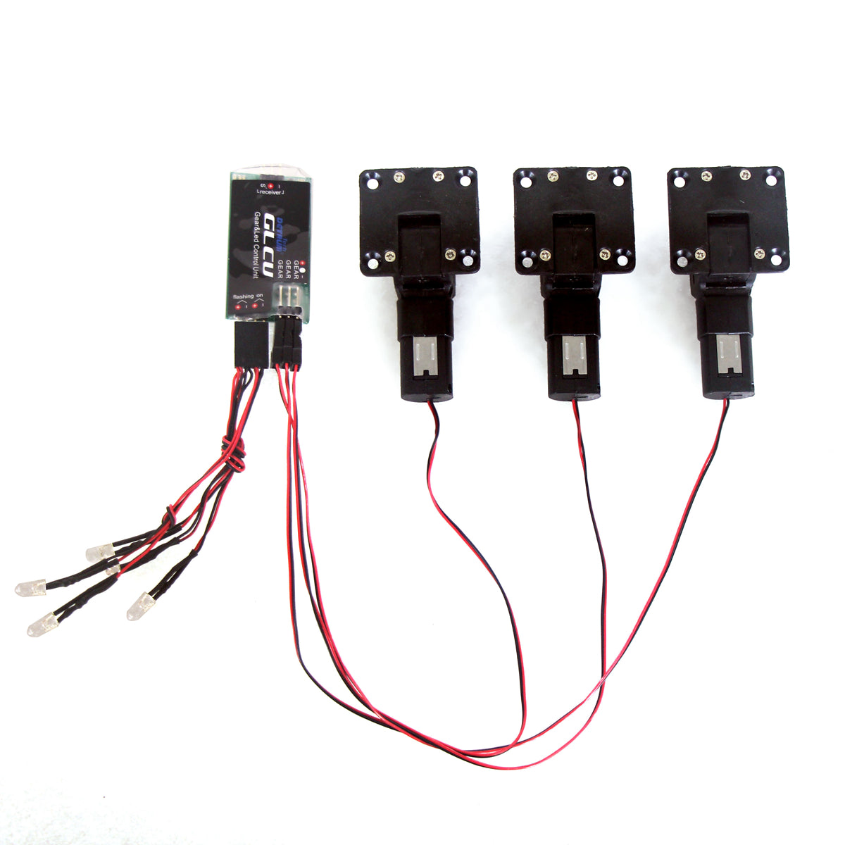 Dynam Electric Retract V3 Set w/ Gear & Led Control Unit