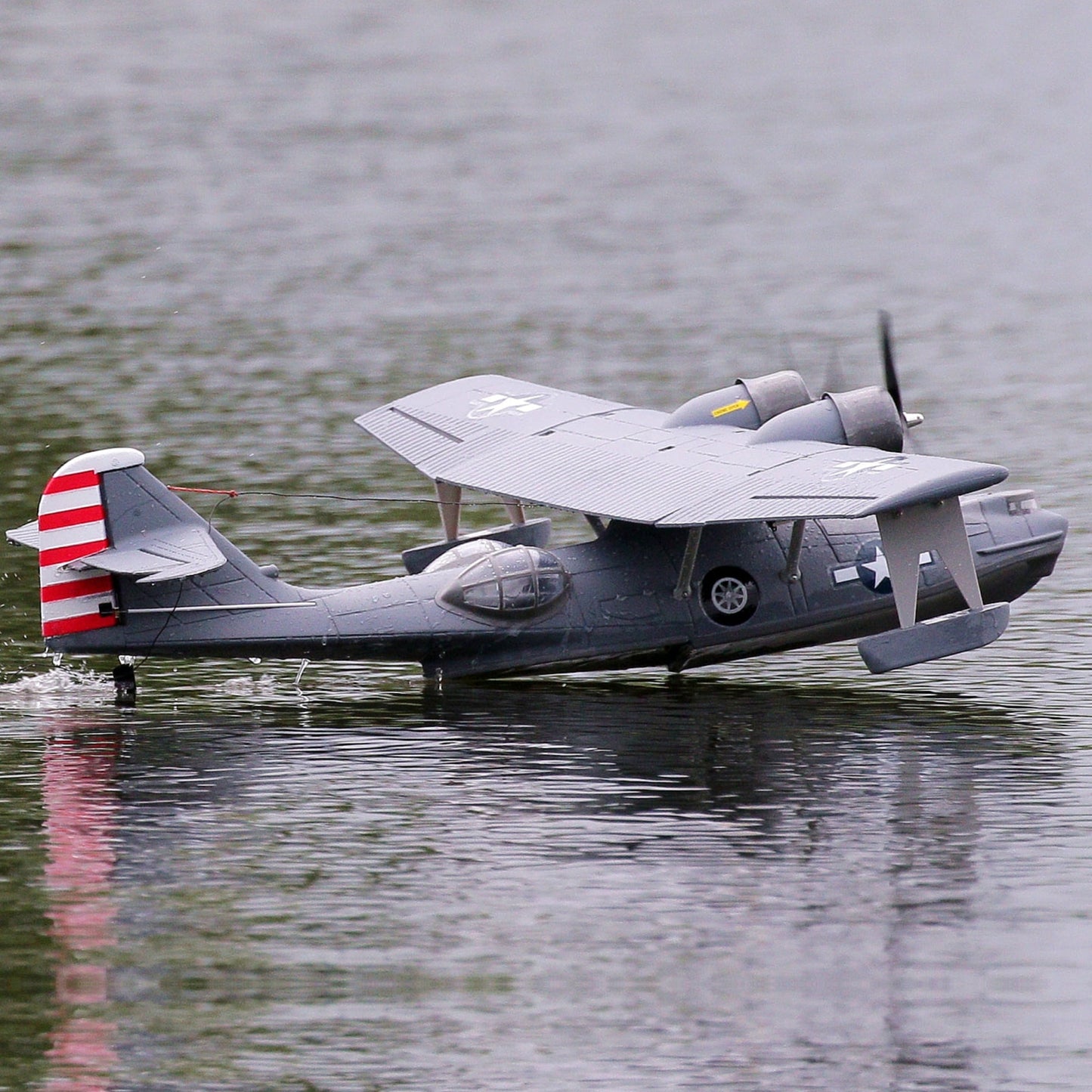 Dynam PBY Catalina V2 Grey Twin Engine RC Float Plane 1.5m Wingspan