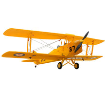 Dynam Tiger Moth DH. 82 V2 Gul 4S Fjernstyret Biplan 1,3 m Vingefang