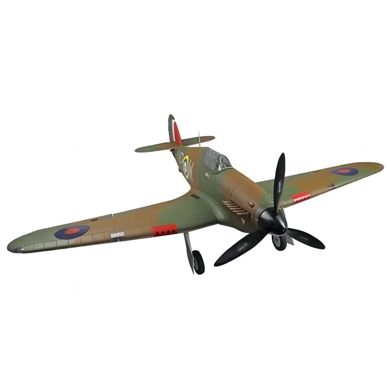 Dynam Hawker Hurricane V3 4S RC Warbird 1,25 m vingefang med flaps