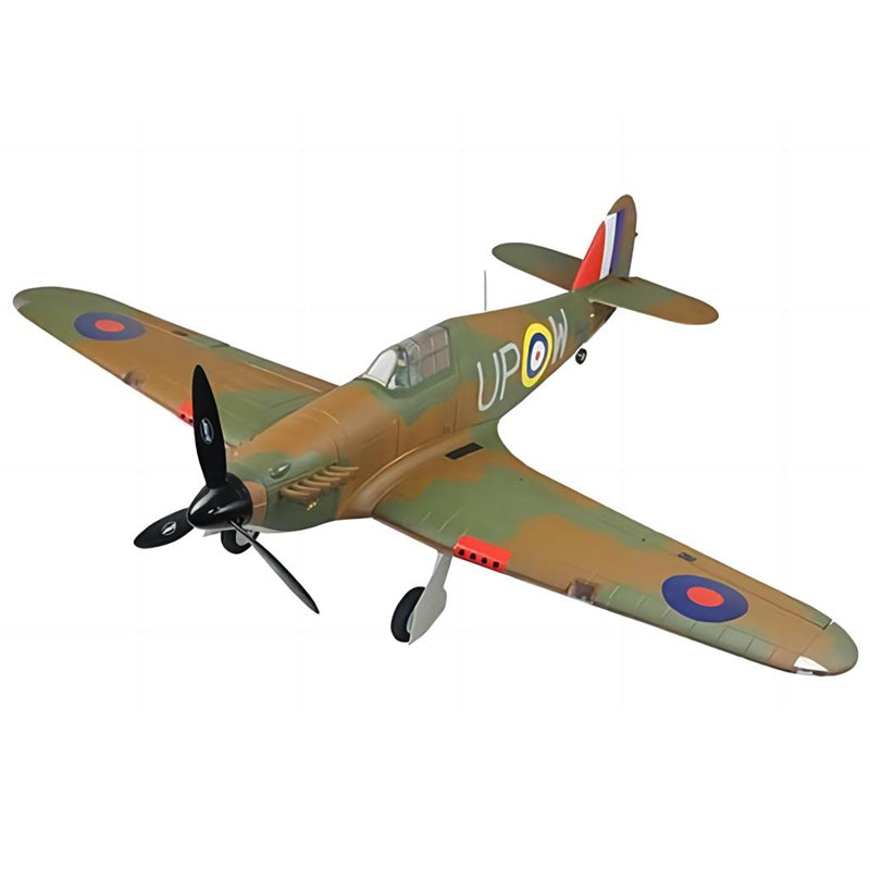Dynam Hawker Hurricane V3 4S RC Warbird 1,25 m vingefang med flaps