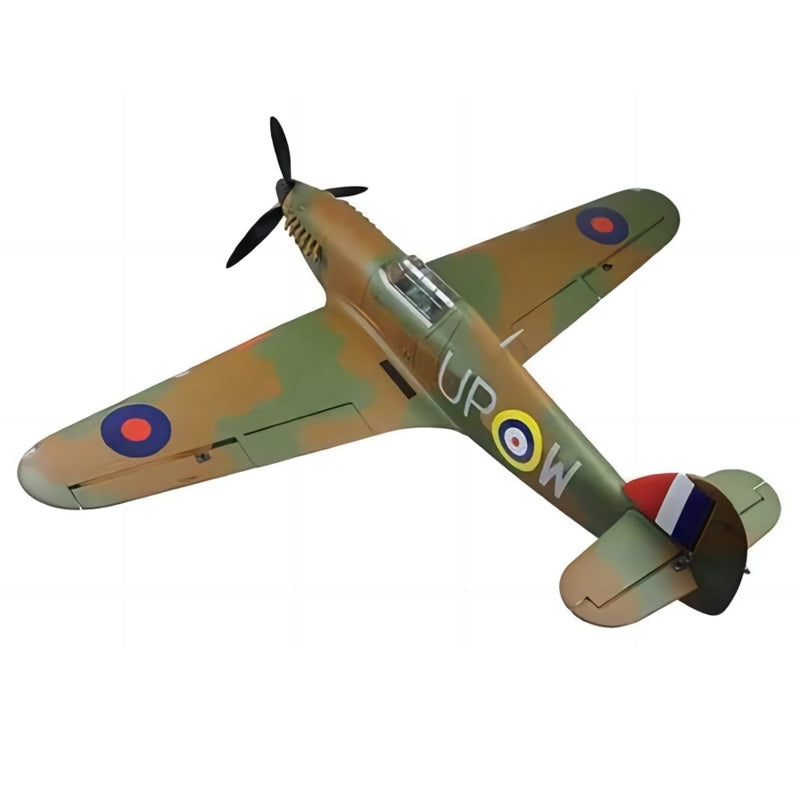 Dynam Hawker Hurricane V3 4S RC Warbird 1,25 m vingefang med flaps