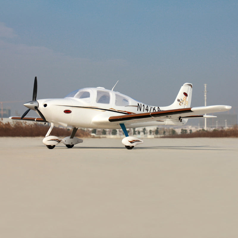 Dynam Cirrus SR22 V3 White Trainer 3S/4S RC Scale Aircraft 1.4m Wingspan