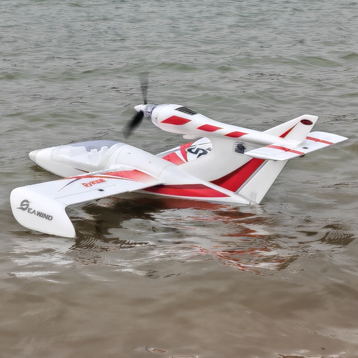 Pre-Order Dynam Seawind V2 Red 4S RC Beginner Seaplane 1220mm Wingspan w/o Landing Gear