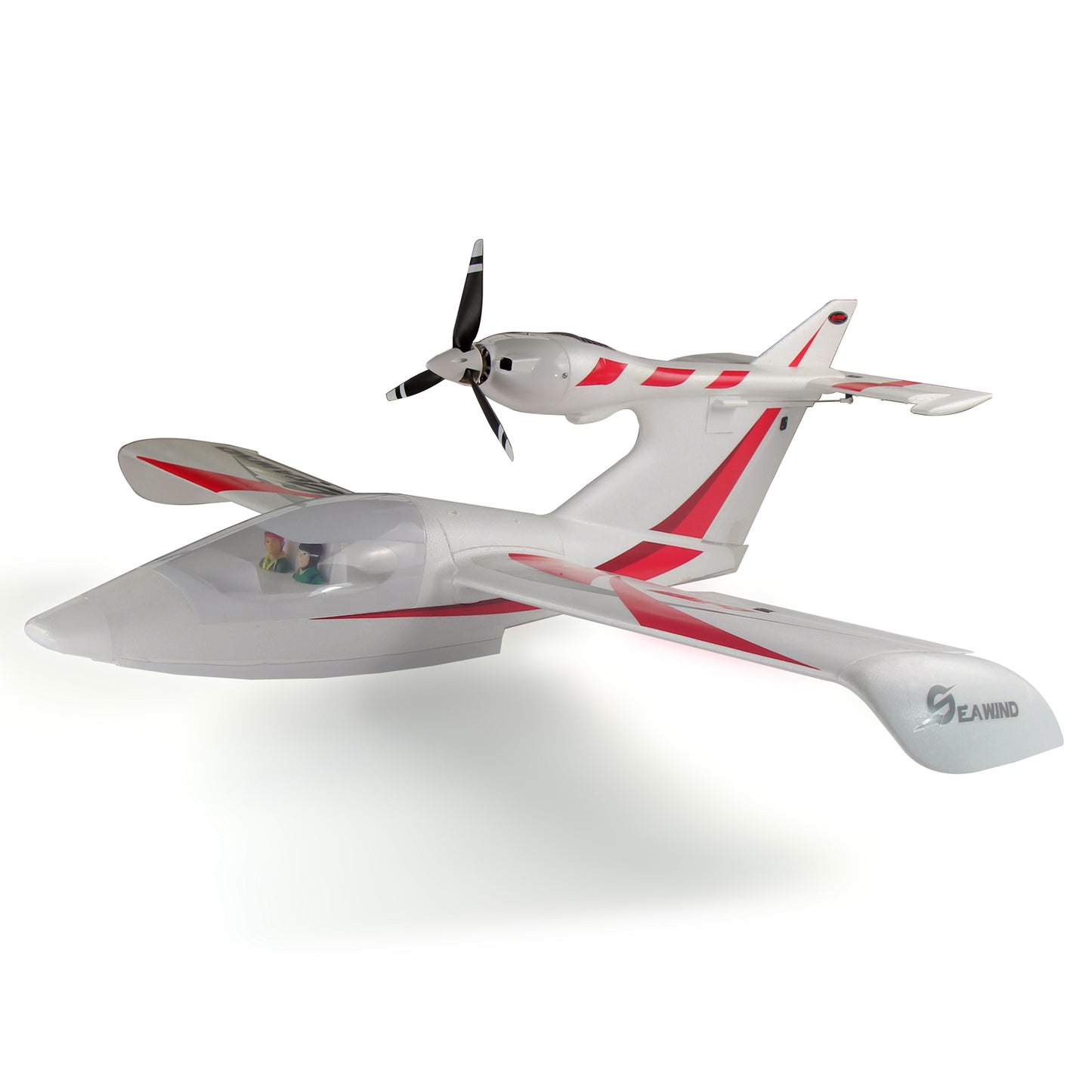 Pre-Order Dynam Seawind V2 Red 4S RC Beginner Seaplane 1220mm Wingspan w/o Landing Gear