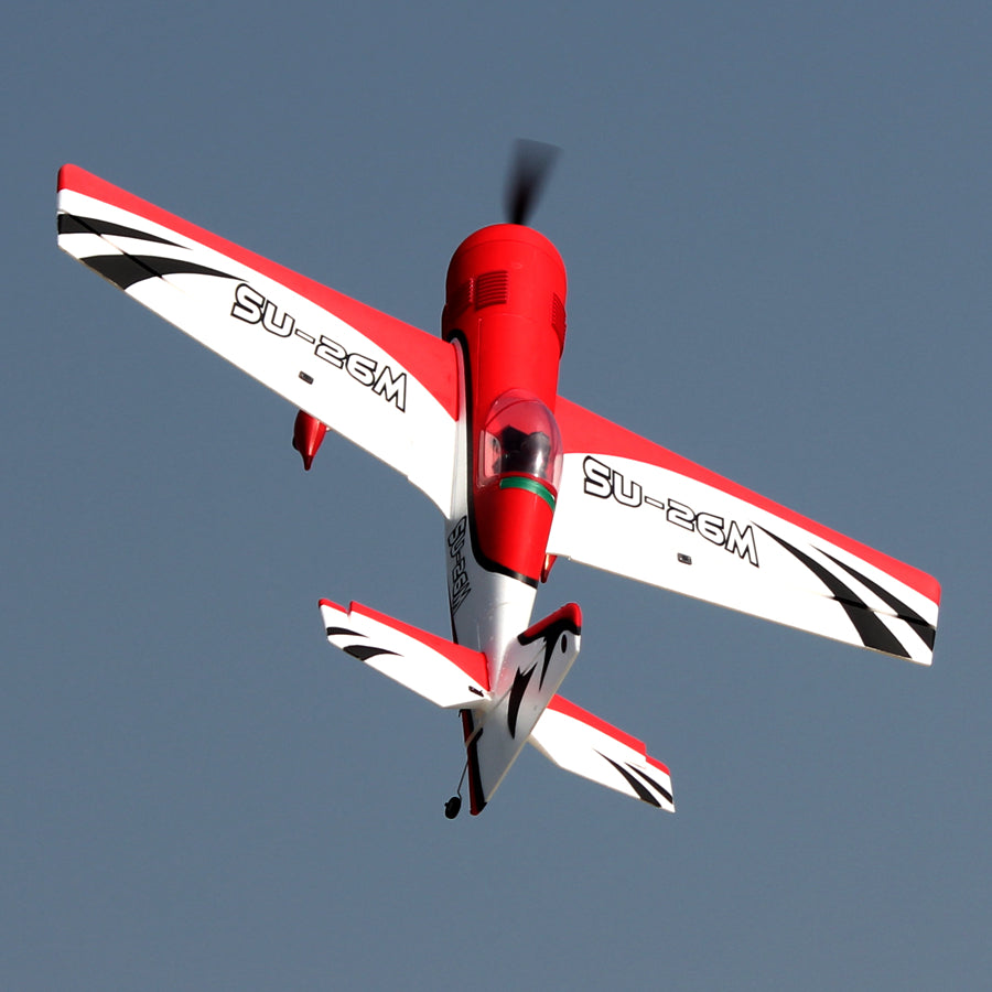Dynam Sukhoi SU-26M V2 Red 4S Aerobatic 3D Sport Plane 1200mm Wingspan