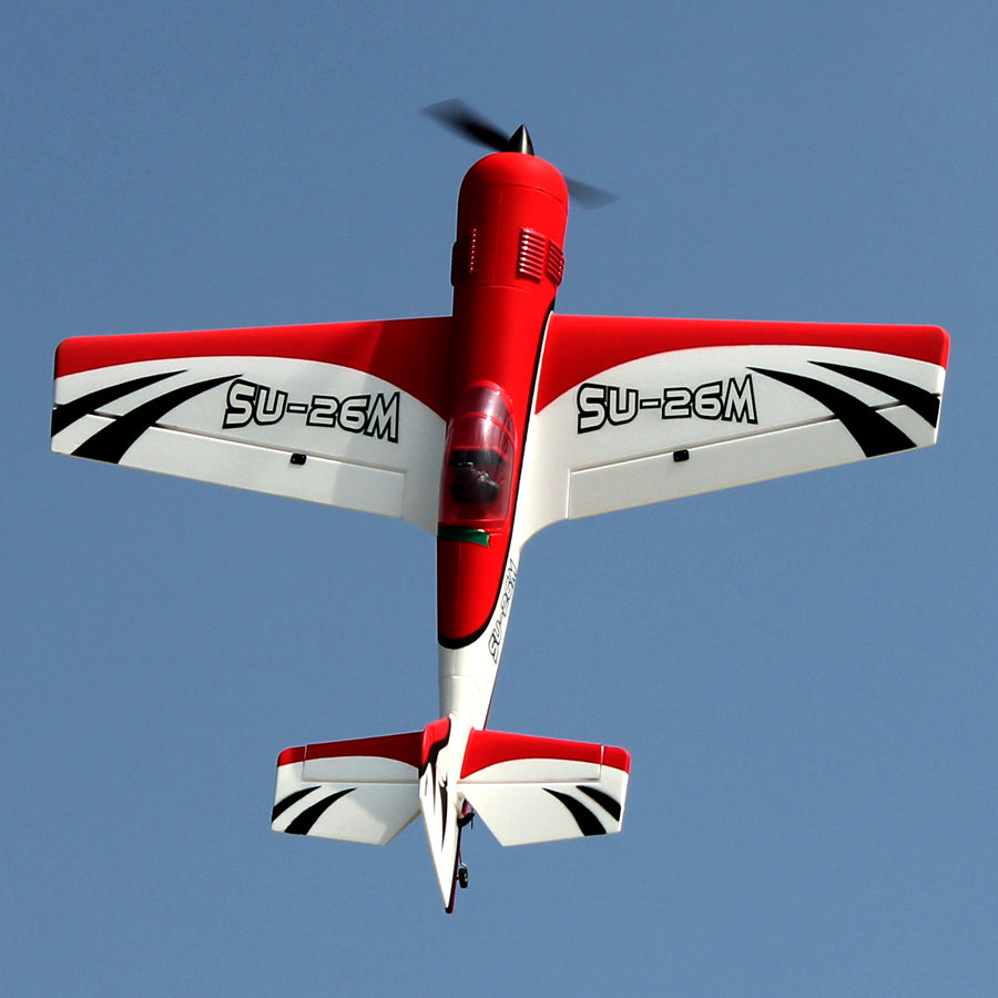 Dynam Sukhoi SU-26M V2 Red 4S Aerobatic 3D Sport Plane 1200mm Wingspan