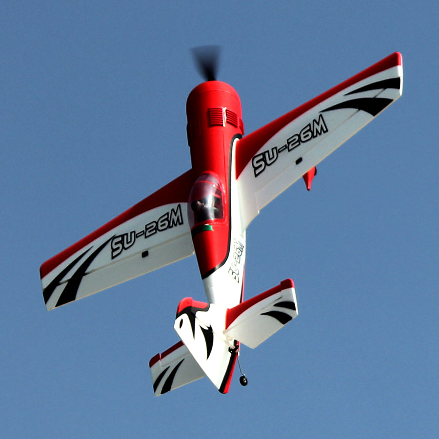 Dynam Sukhoi SU-26M V2 Red 4S Aerobatic 3D Sport Plane 1200mm Wingspan
