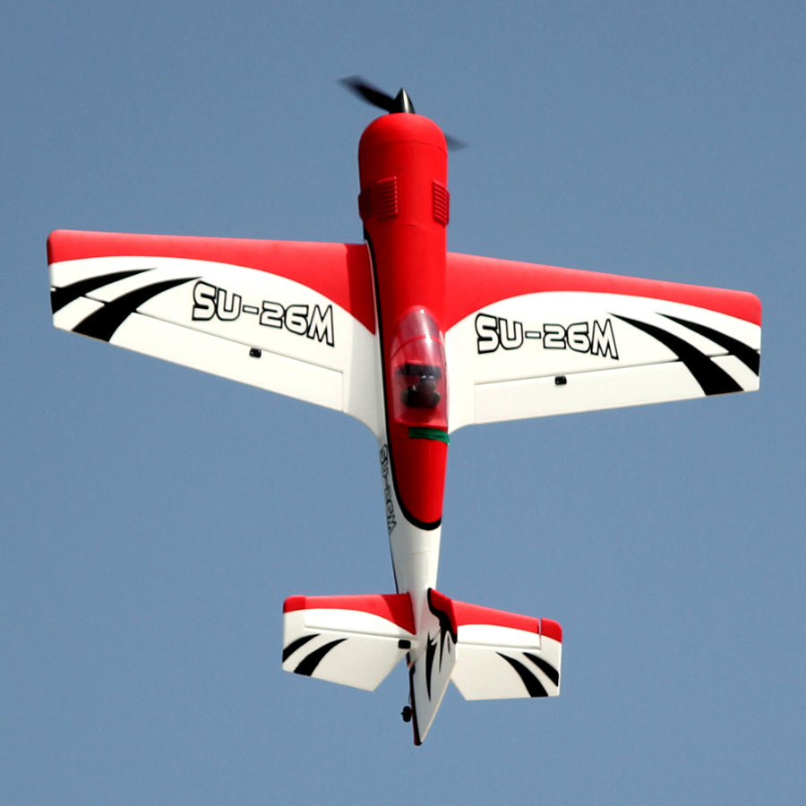 Dynam Sukhoi SU-26M V2 Red 4S Aerobatic 3D Sport Plane 1200mm Wingspan