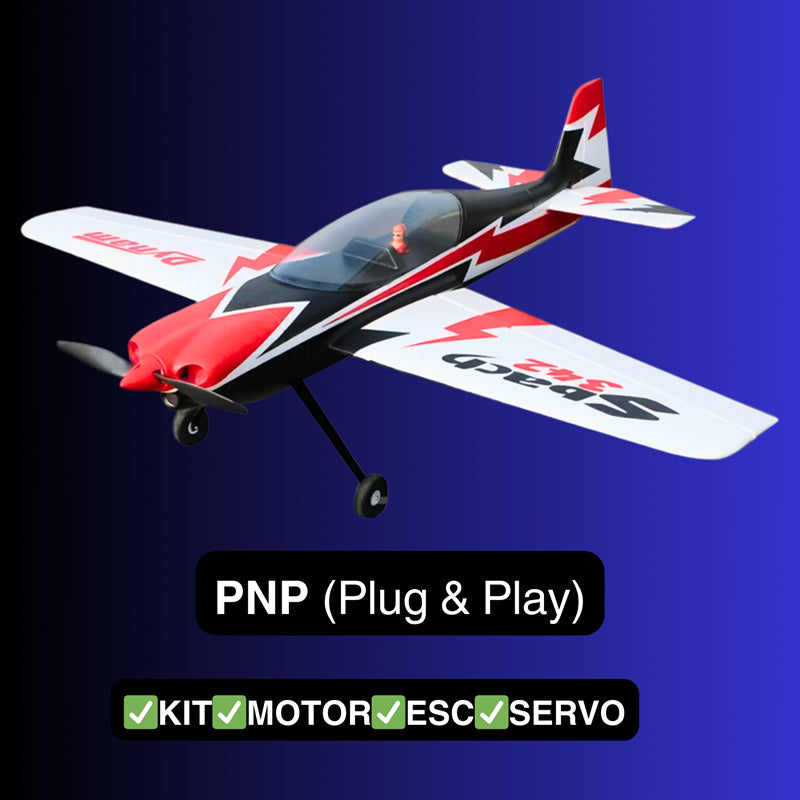 Dynam Sbach 342 4S RC 3D Foam Aerobatic Sport Airplane 1.25m