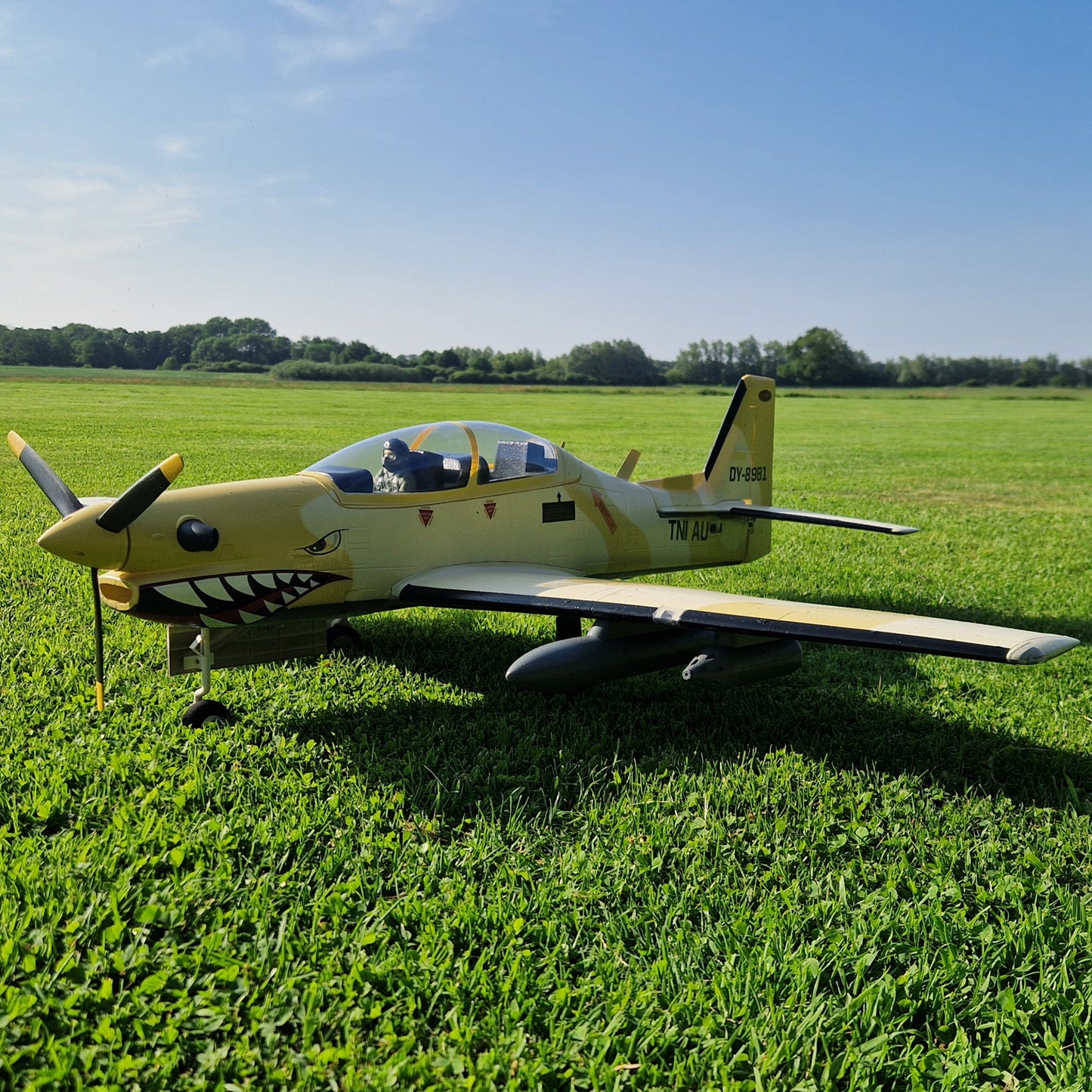 Dynam EMB-312 Tucano 4S RC Scale Plane 1.3m Wingspan w/ Flaps