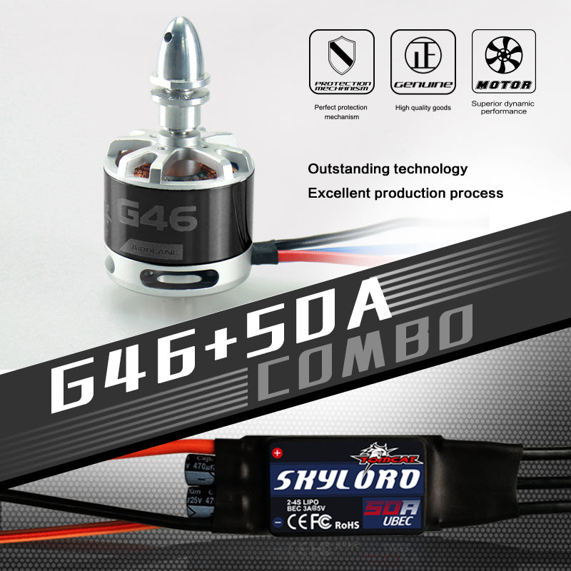 TomCat G46 5020-680KV Motor w/ Skylord 50A ESC Combo Set