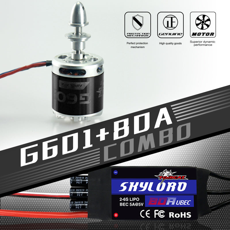 TomCat G601 5030-400KV Motor w/ Skylord 80A ESC Combo Set