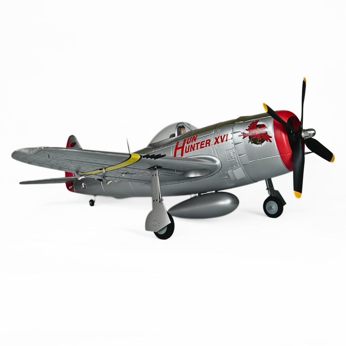 Dynam P-47D Thunderbolt V2 Hunter XVI 4S RC Krigsfugl 1220mm med Flapper