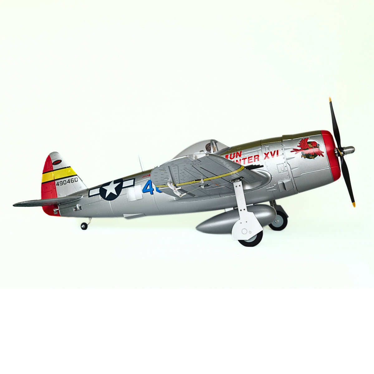 Dynam P-47D Thunderbolt V2 Hunter XVI 4S RC Krigsfugl 1220mm med Flapper