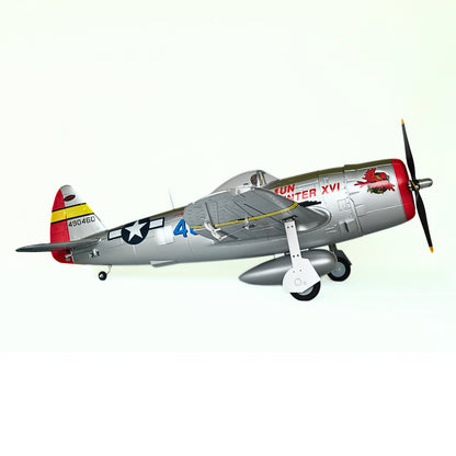 Dynam P-47D Thunderbolt V2 Hunter XVI 4S RC Krigsfugl 1220mm med Flapper