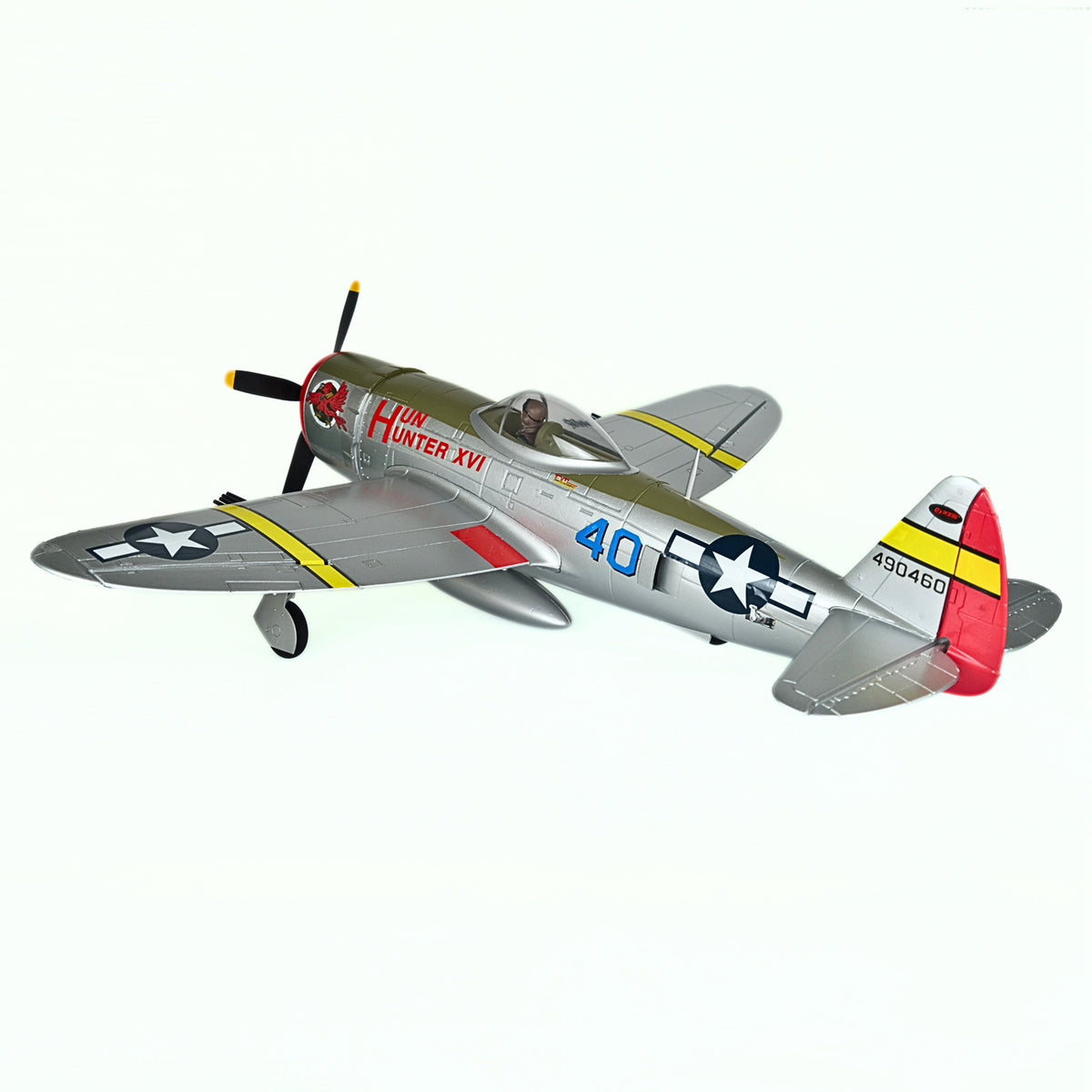 Dynam P-47D Thunderbolt V2 Hunter XVI 4S RC Krigsfugl 1220mm med Flapper