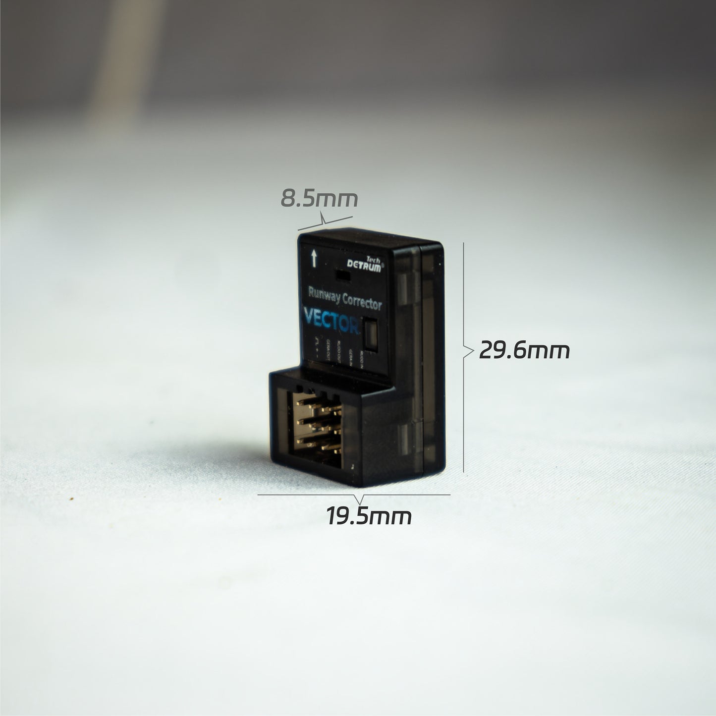 🌟🎉Nová verzia! Detrum Vector Runway Corrector, protišmykový predný riadiaci gyroskop pre RC lietadlo