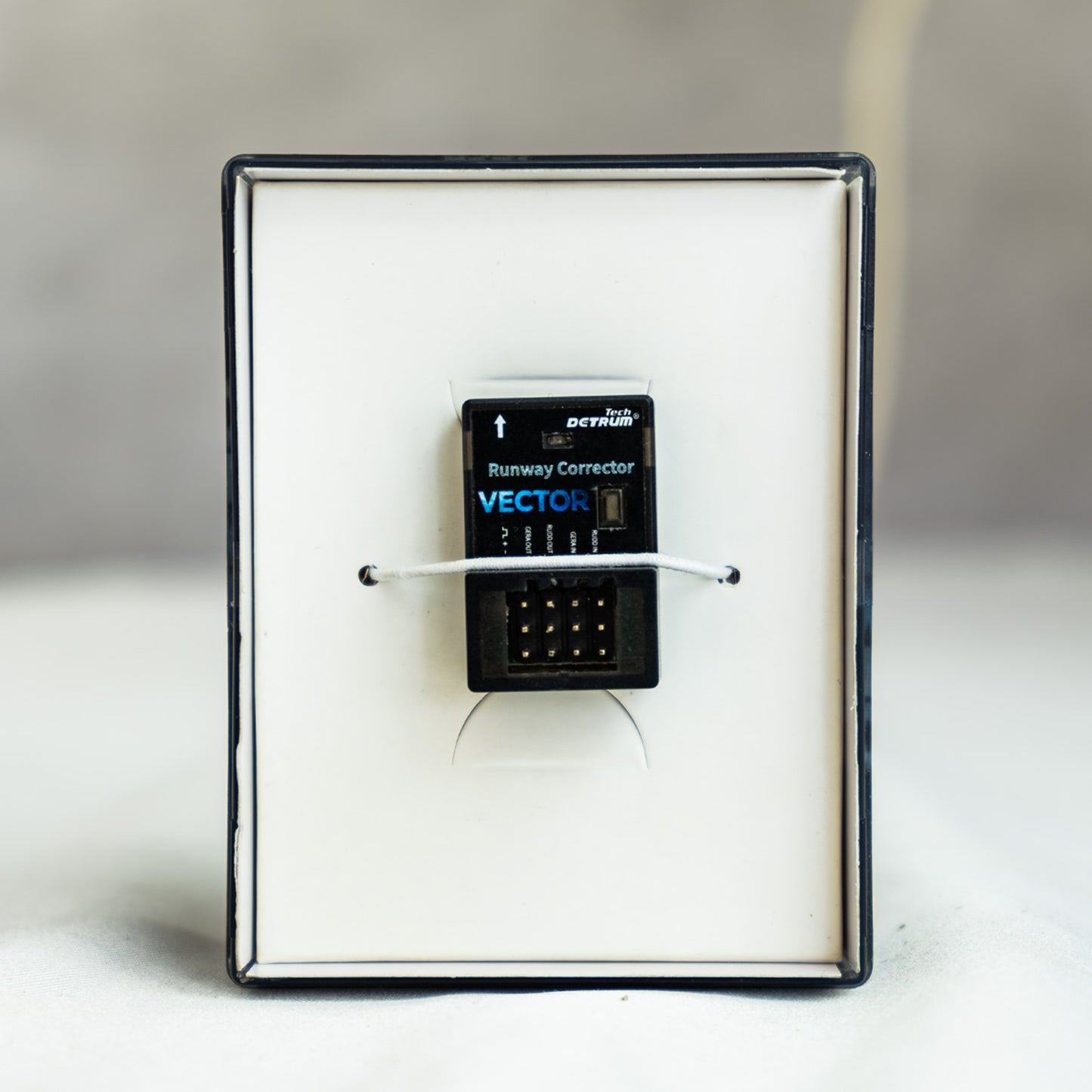 🌟🎉Nová verzia! Detrum Vector Runway Corrector, protišmykový predný riadiaci gyroskop pre RC lietadlo