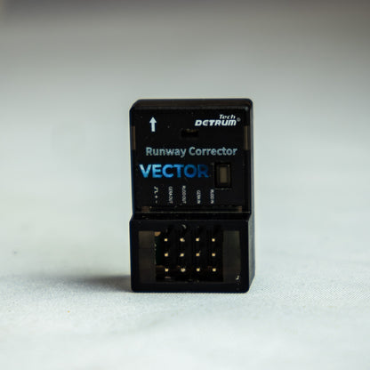 🌟🎉Nová verzia! Detrum Vector Runway Corrector, protišmykový predný riadiaci gyroskop pre RC lietadlo