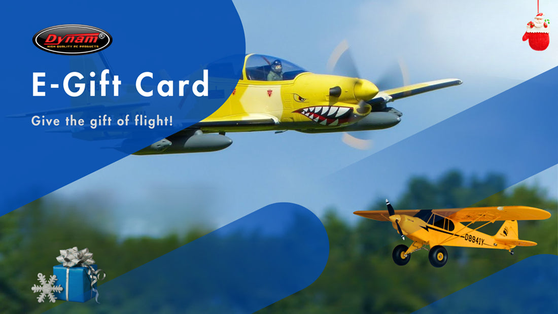 The Perfect Gift for RC Plane Enthusiasts – Dynam E-Gift Card