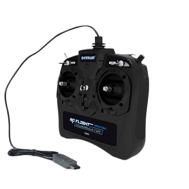 Detrum 8CH USB RC Plane Flight Digital Simulator (w/ Simulator Dongles)