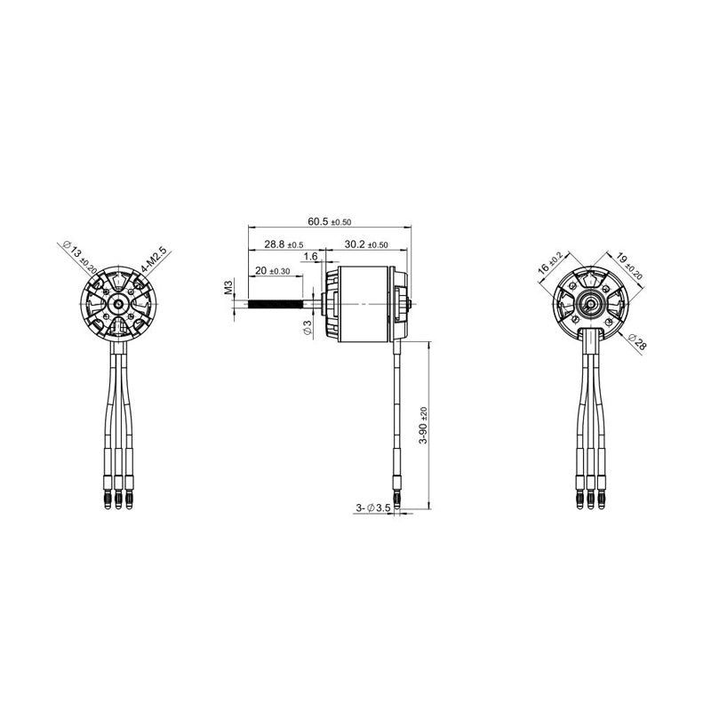 Detrum BM2815D-4100KV Brushless Motor
