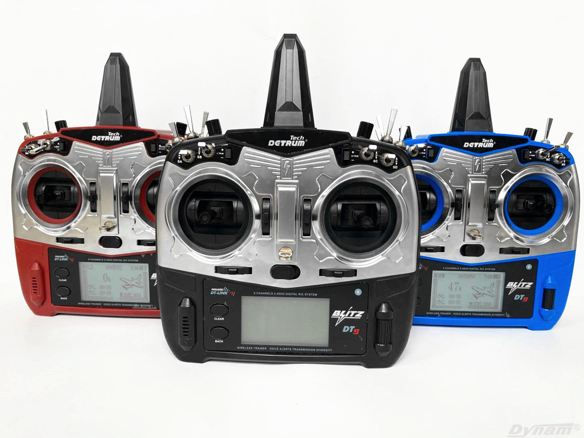 Detrum Blue Blitz-DT9 9CH Smart Programming/Telemetry Transmitter Set(TX+RXC9M)