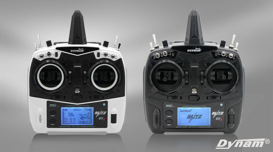 Detrum Blue Blitz-DT9 9CH Smart Programming/Telemetry Transmitter Set(TX+RXC9M)