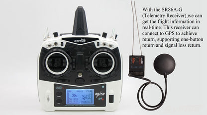 Detrum Red Blitz-DT9 9CH Smart Programming/Telemetry RC Transmitter Set (TX+RXC9M)