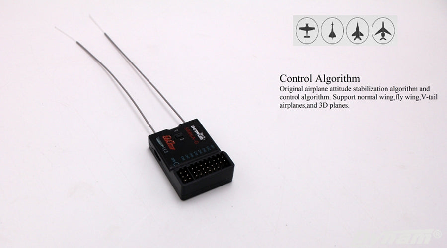 Detrum Red Blitz-DT9 9CH Smart Programming/Telemetry RC Transmitter Set (TX+SR86A-G)