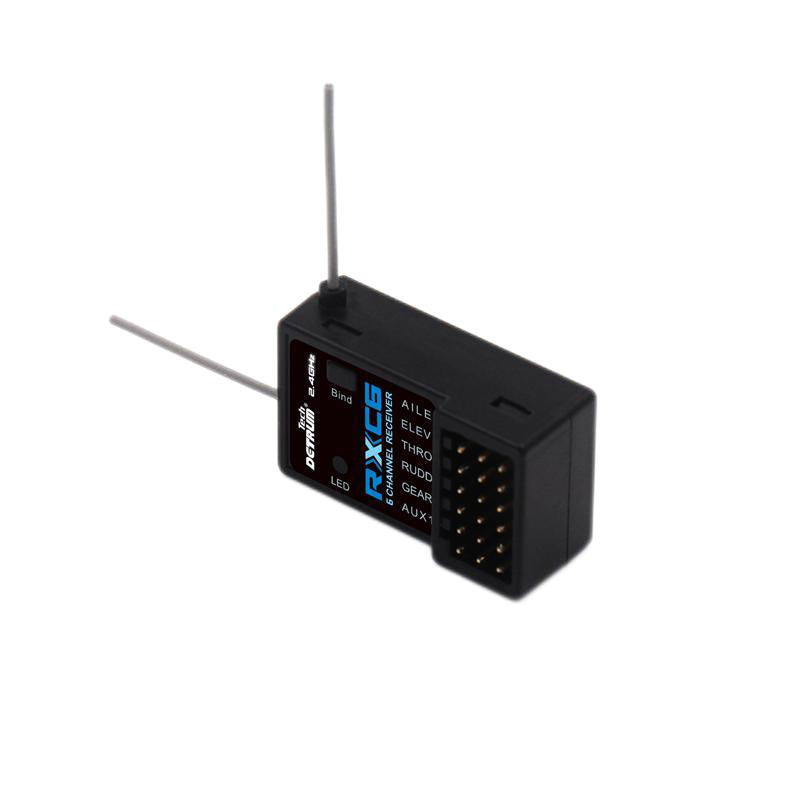 Detrum GAVIN-6A 6CH 2.4Ghz RC Transmitter Set (TX+RXC6, w/o LCD)