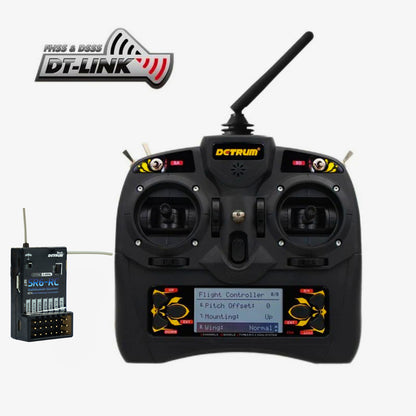 Detrum GAVIN-6C 6CH 2.4Ghz Transmitter w/ SR6-RC iStone 6-Axis Stabilization & Runway Correction Receiver
