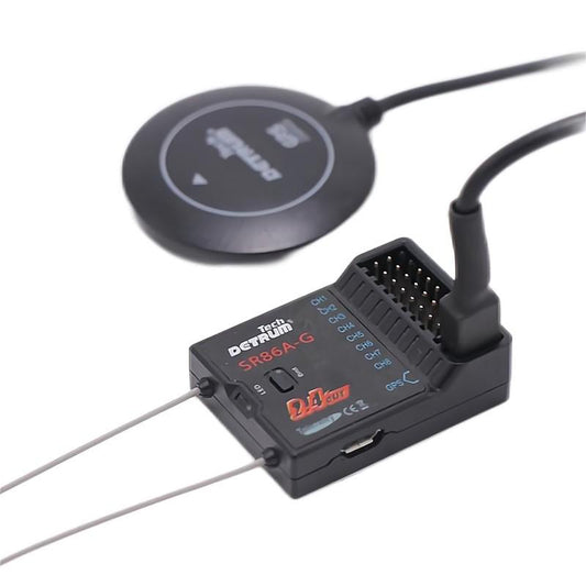 Detrum GAVIN-8C 8CH RC Transmitter w/ SR86A-G GPS Autopilot Telemetry Receiver